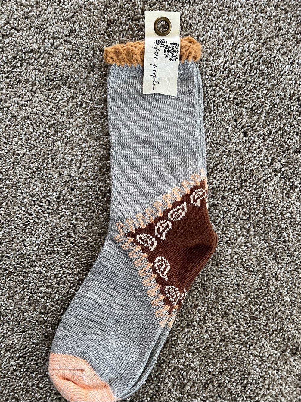 NWT Free People ruffle knit socks